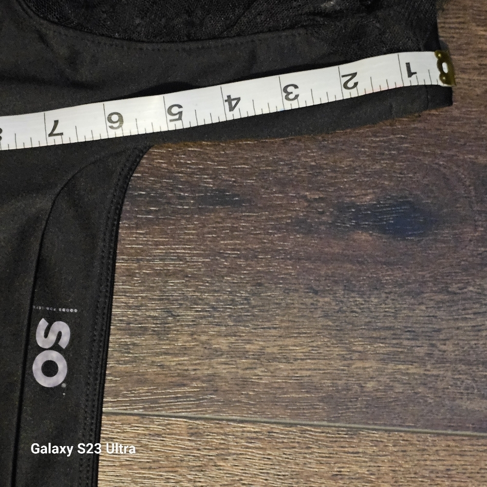 NWT Black Bodysuit with Lace Sleeves - Picture 9 of 11